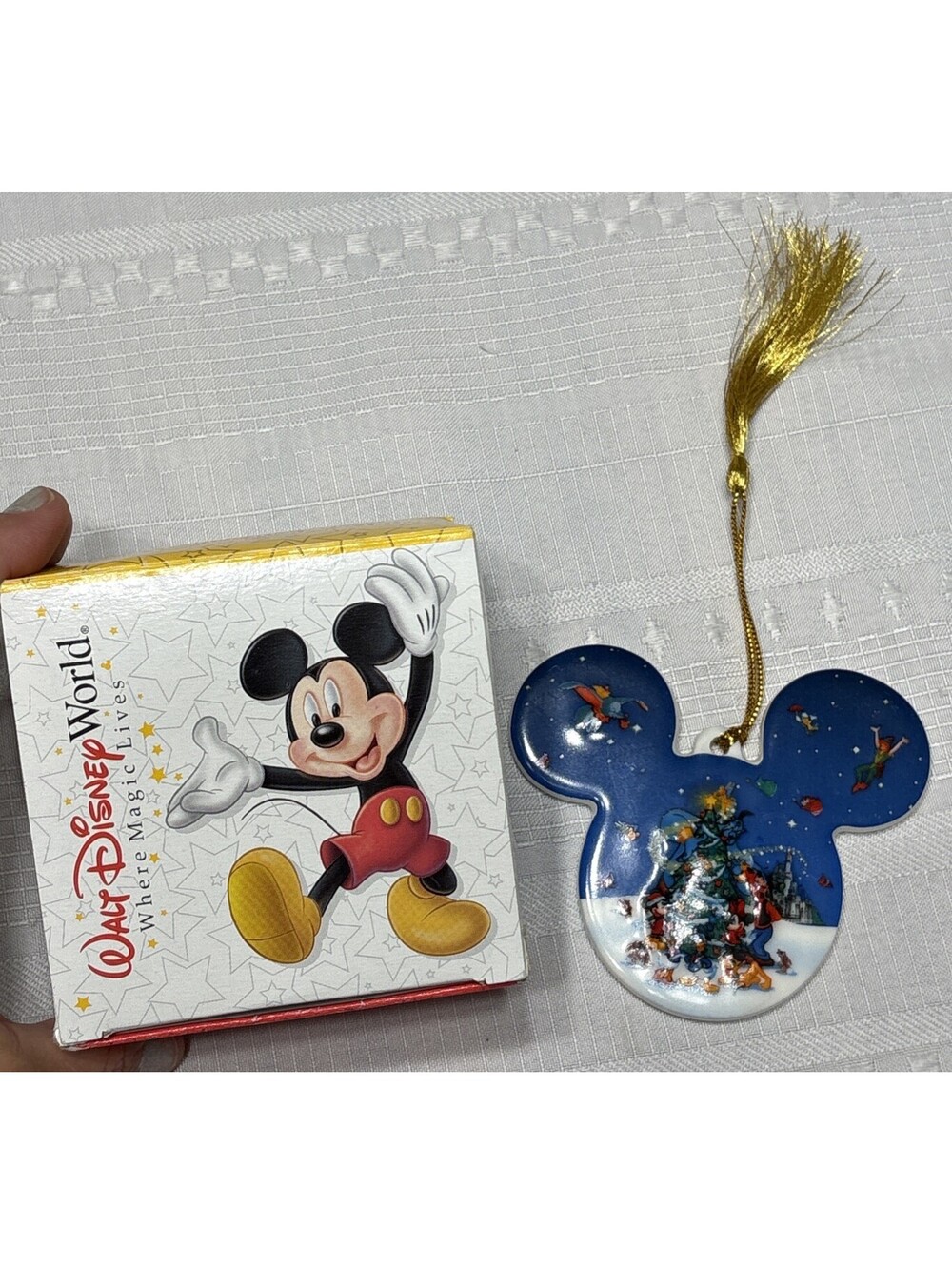 The Merriest Place in the World Christmas Ornament WDW Disney Park 3D Pluto ++